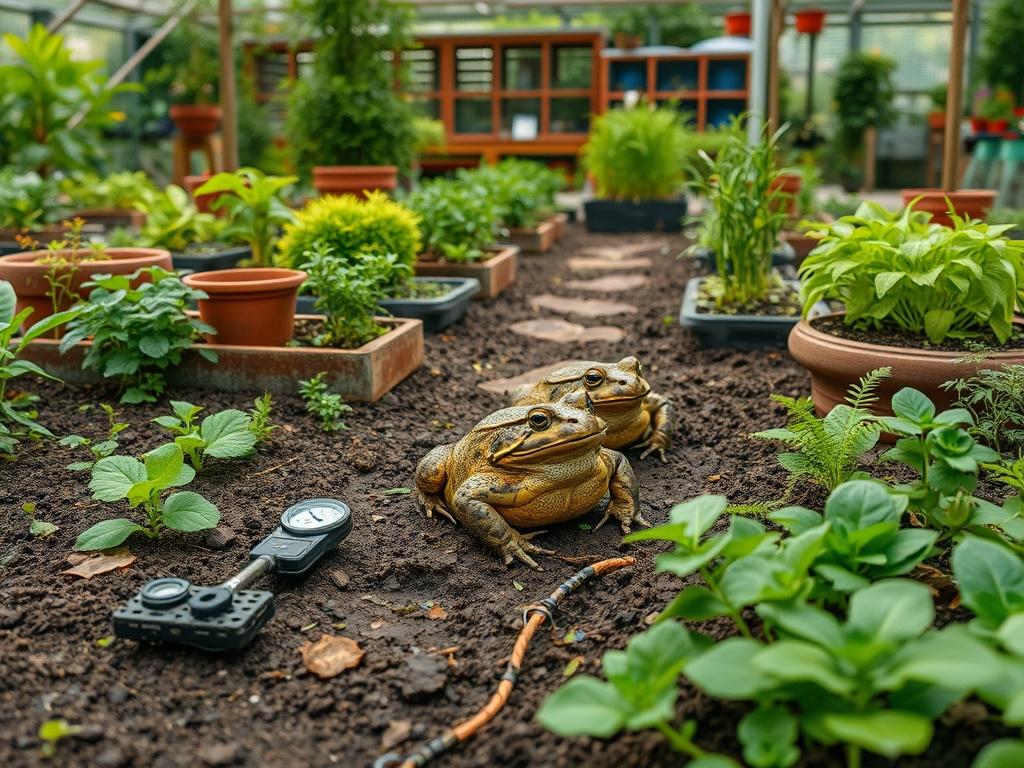Beneficial Toads in Gardens