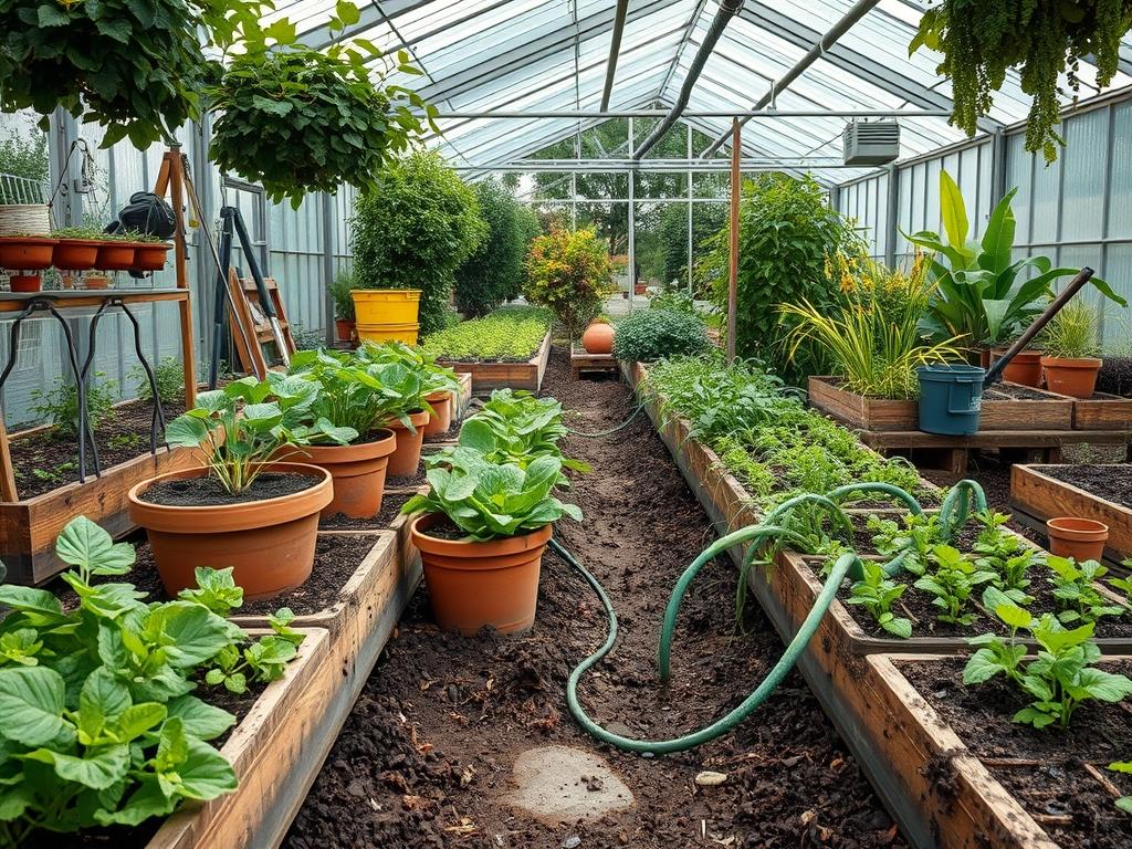 Greenhouse Glass Sanitation