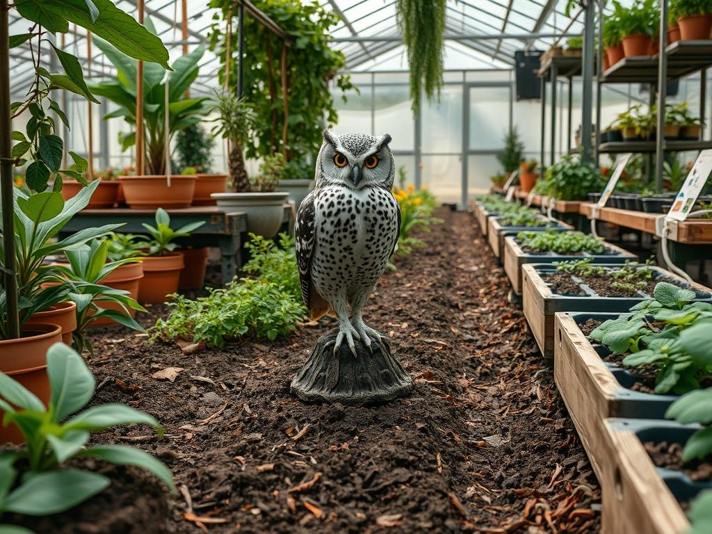 Owl Decoy Placement