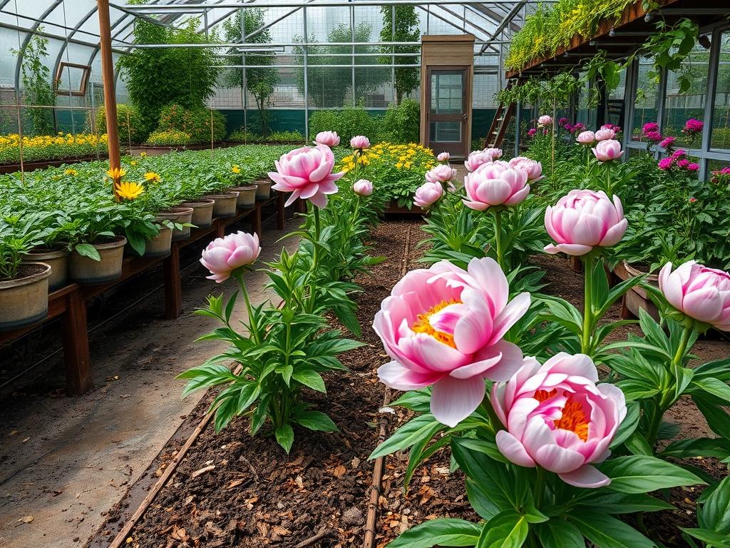 Ant Damage on Peonies