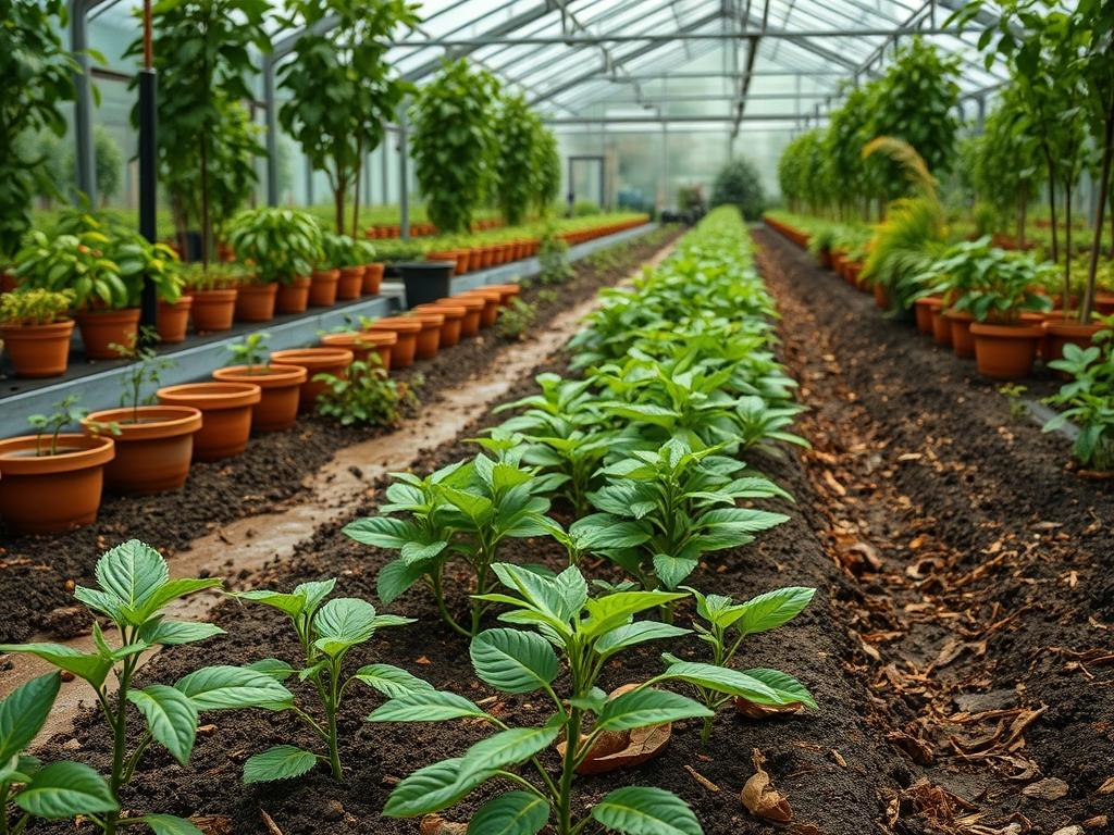 Ants in Pepper Rows