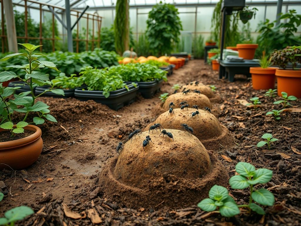 Ants in Potato Mounds