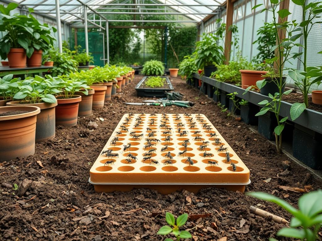 Ants in Seed Trays