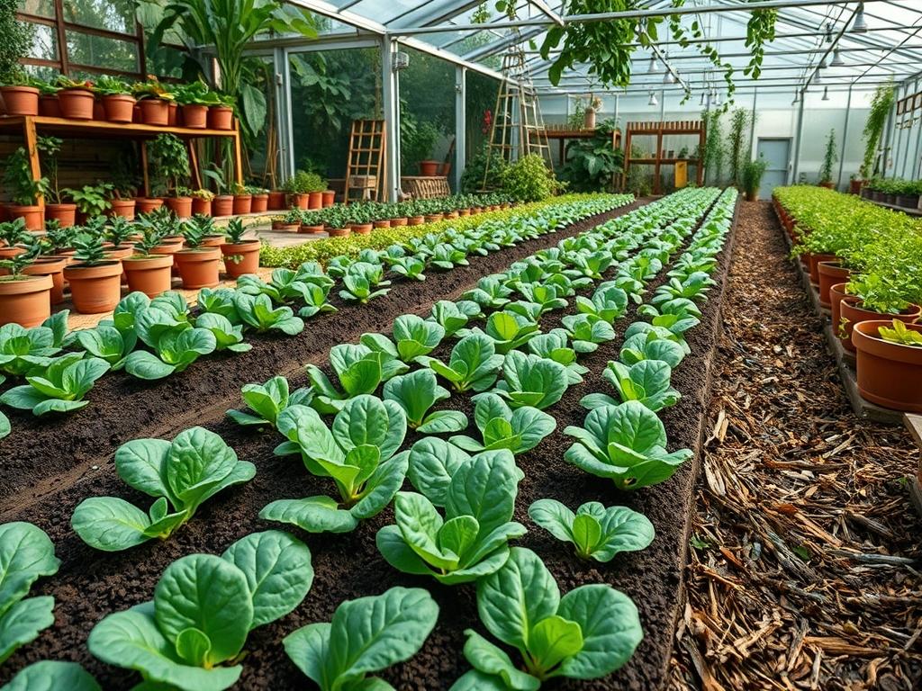Ants in Spinach Rows