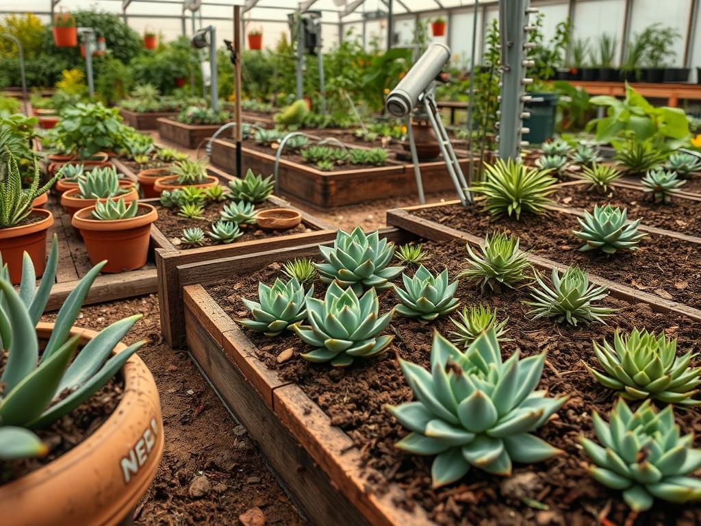 Ants in Succulent Beds
