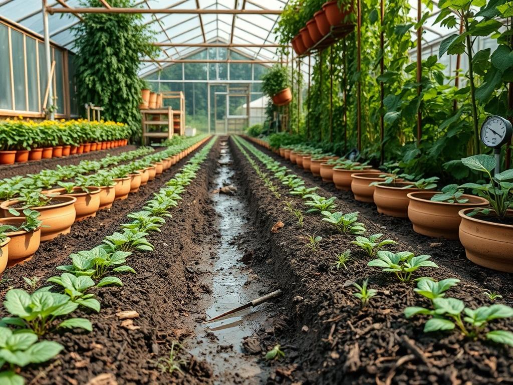 Ants in Vegetable Rows